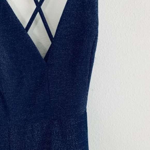 Lulus You Glow Girl Blue Backless Skater Dress - Picture 4 of 6